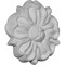 Ekena Millwork 2 1/2"OD x 1/2"P Nadia Round Rosette ROS02X02NA - alternate 4